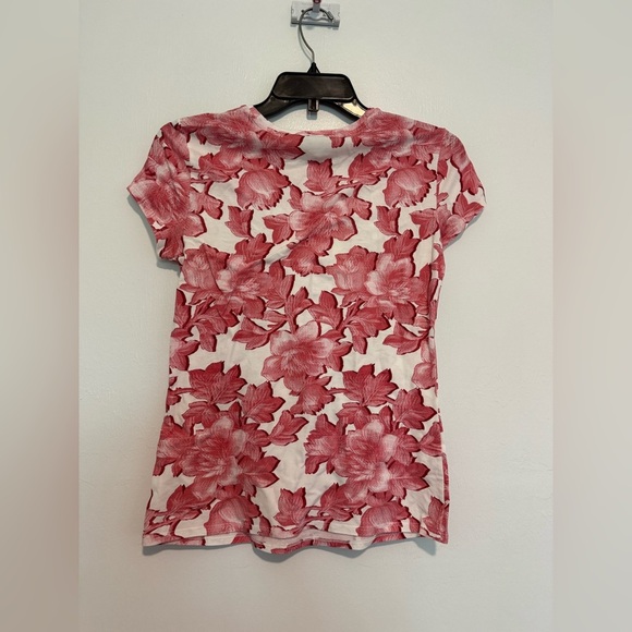 Ted Baker London Womens Loissa Printed Tee Size 1 Pink Floral Short Sleeve - Picture 4 of 4